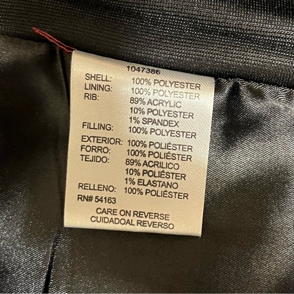 Andrew Marc Puffer Vest Full Zip Burgundy / Maroon Red Jacket Size Small - Picture 12 of 14